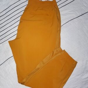 Athleta Mustard Yellow Joggers, 16